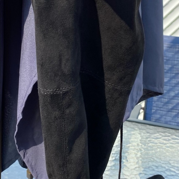 Marc Fisher Over The Knee Faux Suede Boots w/ties - Picture 4 of 16